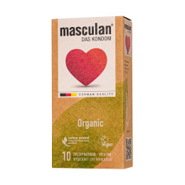 Презервативы masculan ORGANIC № 10 утонченные, 18,5 см, 5.3 см, 10 шт.