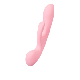 Нереалистичный вибратор Satisfyer Triple Oh, силикон, розовый, 24 см