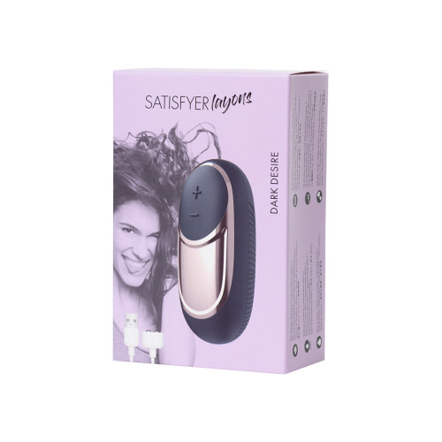 ВИБРОМАССАЖЕР SATISFYER LAYON 2, DARK DESIRE